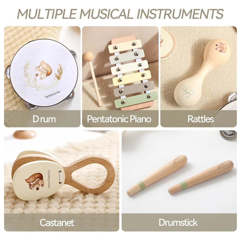 Musical Instruments Montessori Music Baby 0 - 12 Months Toys - BabyHaven