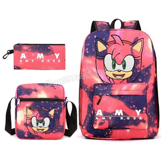 Sonics Backpack Lovely Student Schoolbag Large Capacity Knapsacks - BabyHaven