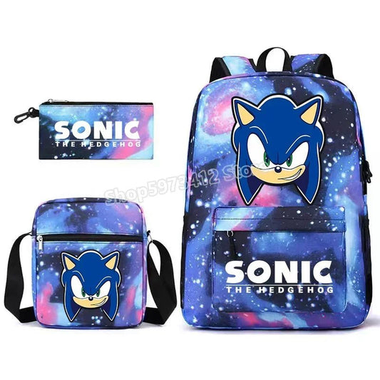 Sonics Backpack Lovely Student Schoolbag Large Capacity Knapsacks - BabyHaven