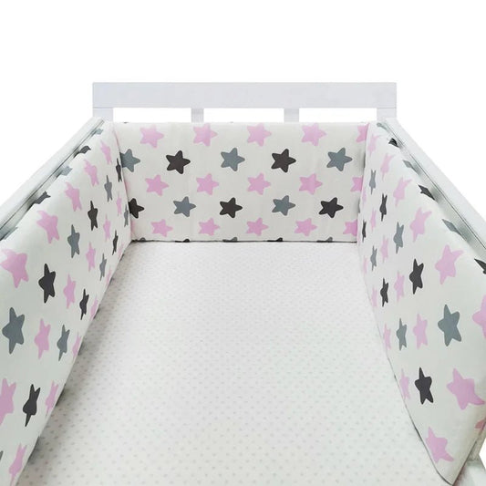 Baby Bumper Chichonera Cot Protector Infant Cotton Braid - BabyHaven