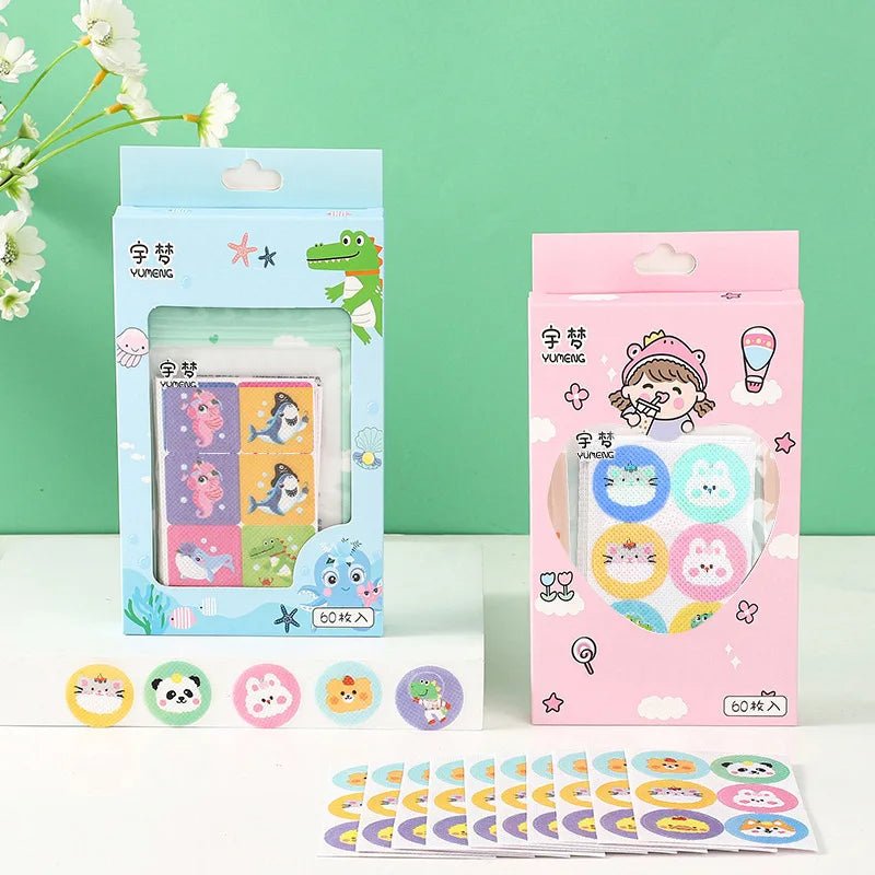 Mosquito Patch Round Cartoon Anti - Mosquito Repellent Patch Stickers Plant Essential Oil For Infant baby Kids Women Men Outdoor - BabyHaven