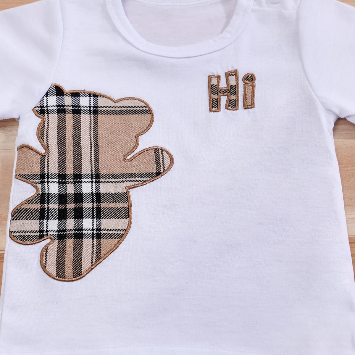 Baby Clothes Set Infant Tees Shorts Cute Bear - BabyHaven