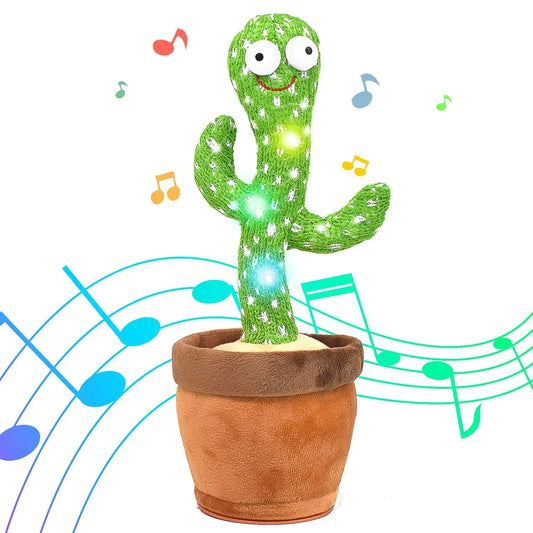 Birthday Present Dancing Cactus Electron Plush Toy Soft Doll - BabyHaven