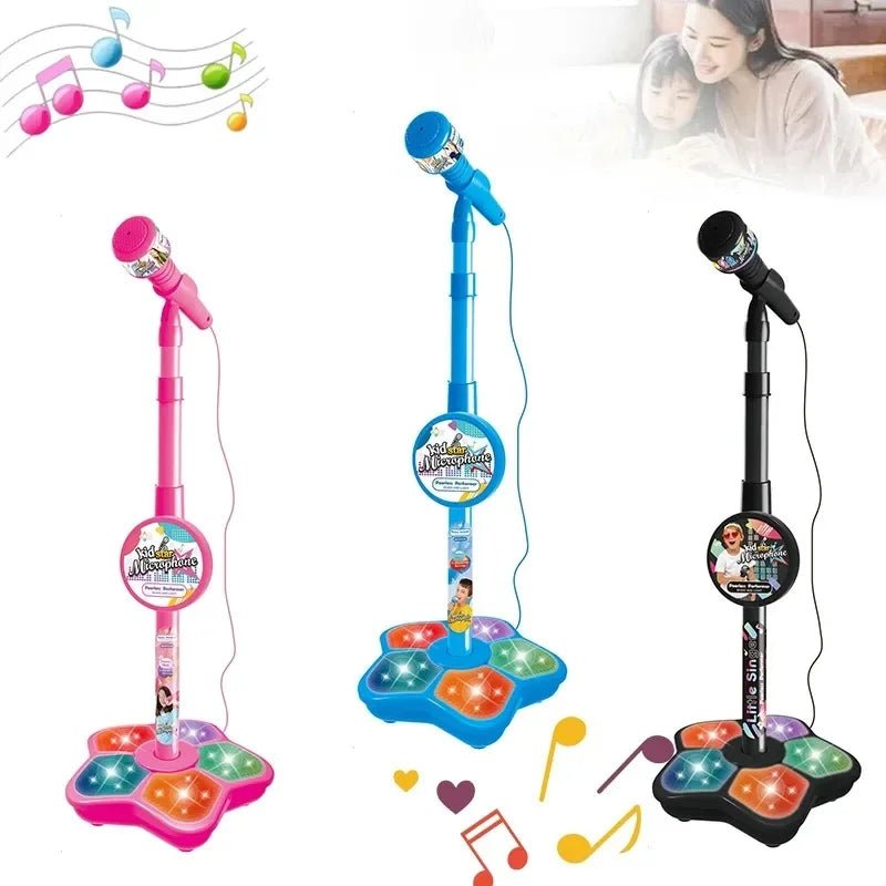 Kids Microphone with Stand Karaoke Educational Music Toy - BabyHaven