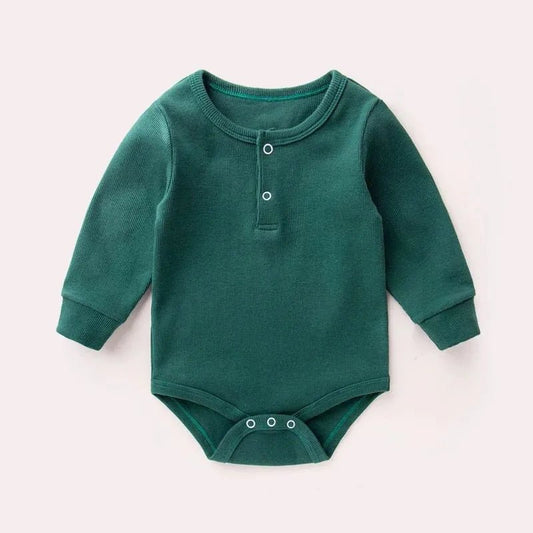 Baby Boys Girls Rompers Cotton Long Sleeve Solid Knitted Jumpsuit Infant Clothing Autumn Newborn One Piece Baby Clothes - BabyHaven