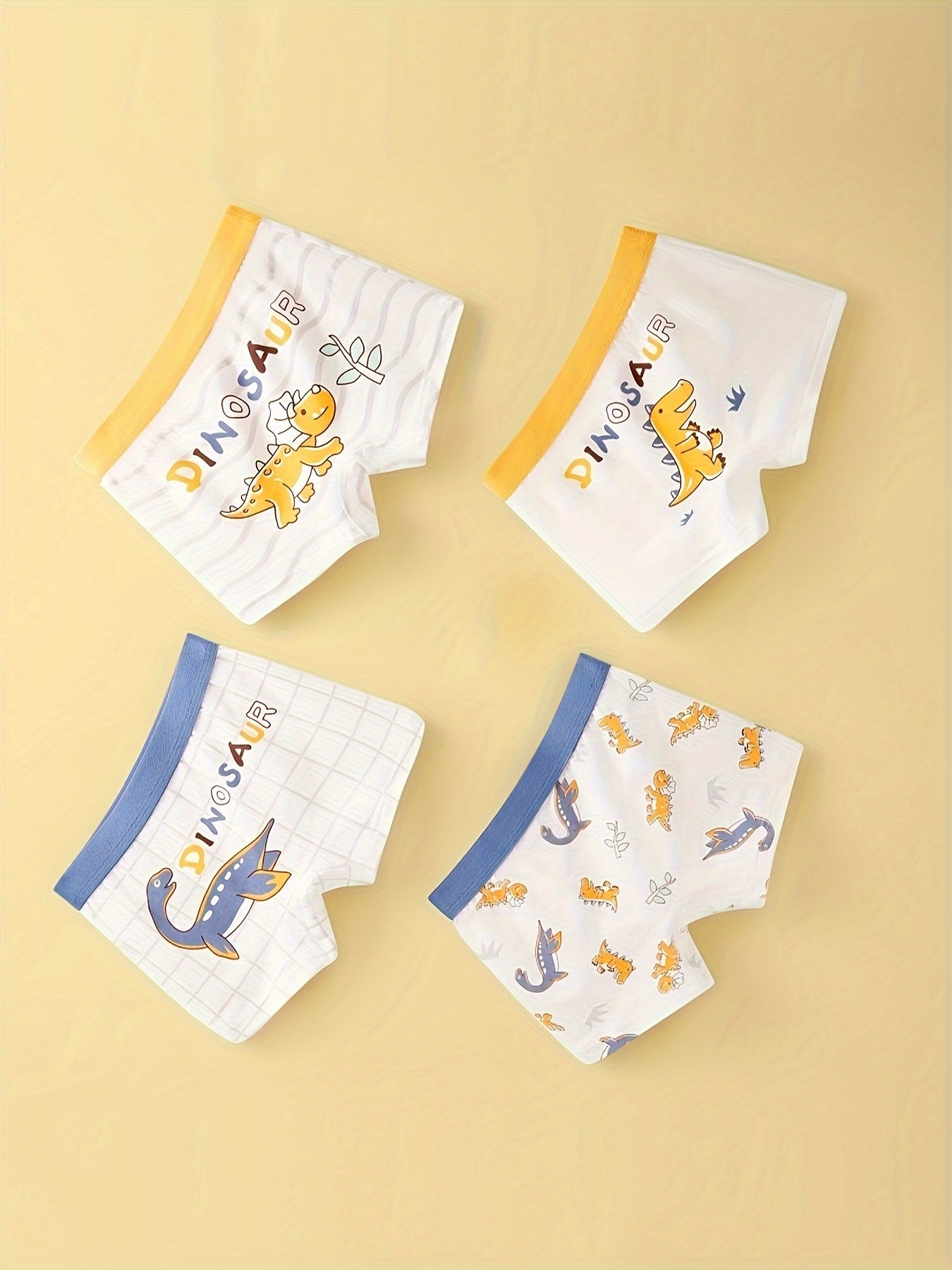 Four-Pack Boys' Boxers In Assorted Colors For Kids