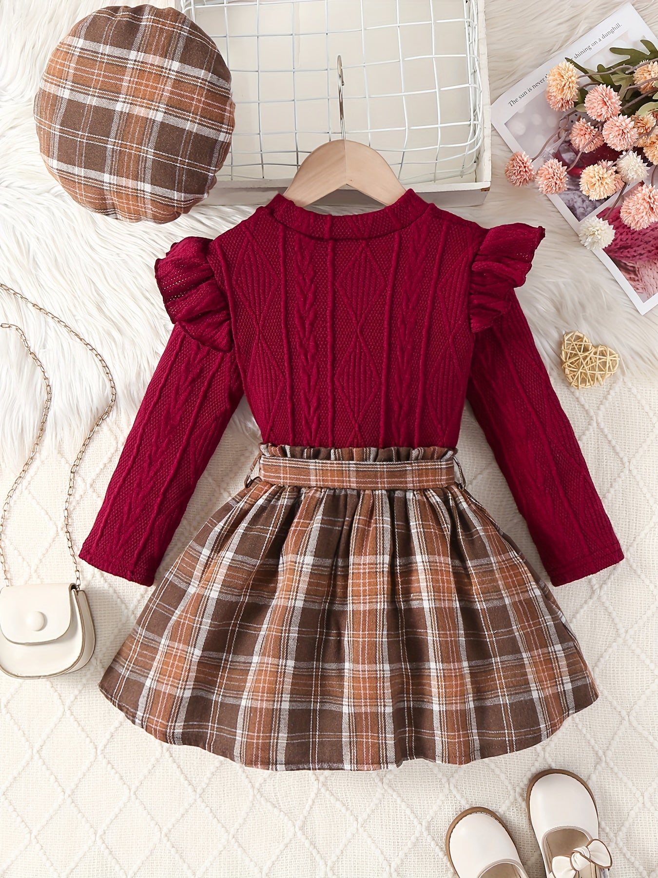 Charming Autumn & Winter Three - Piece Set for Girls - BabyHaven