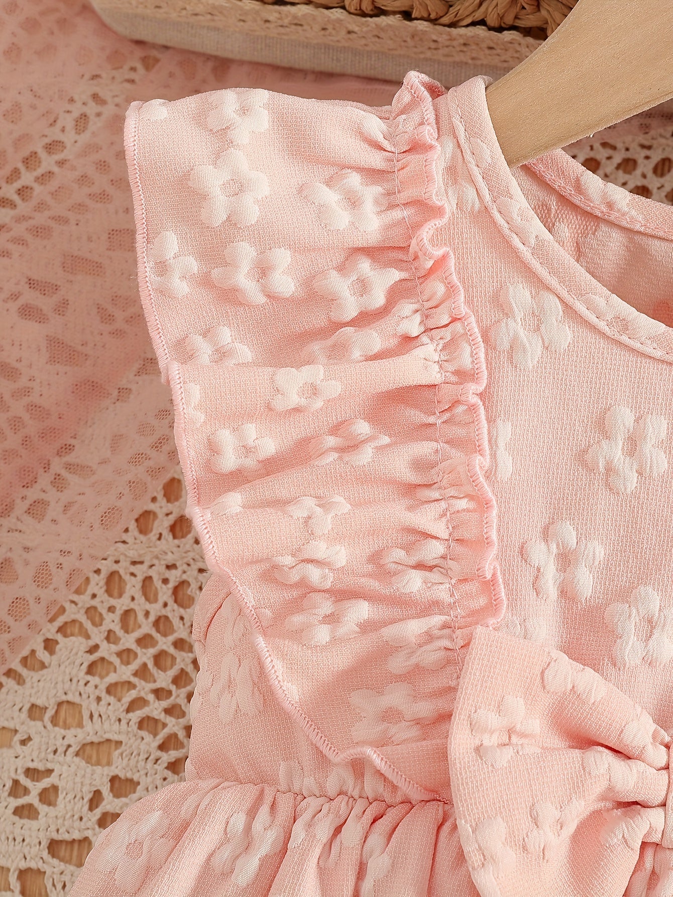 Baby Girl's Casual Sleeveless Ruffle Dress for Summer Fun