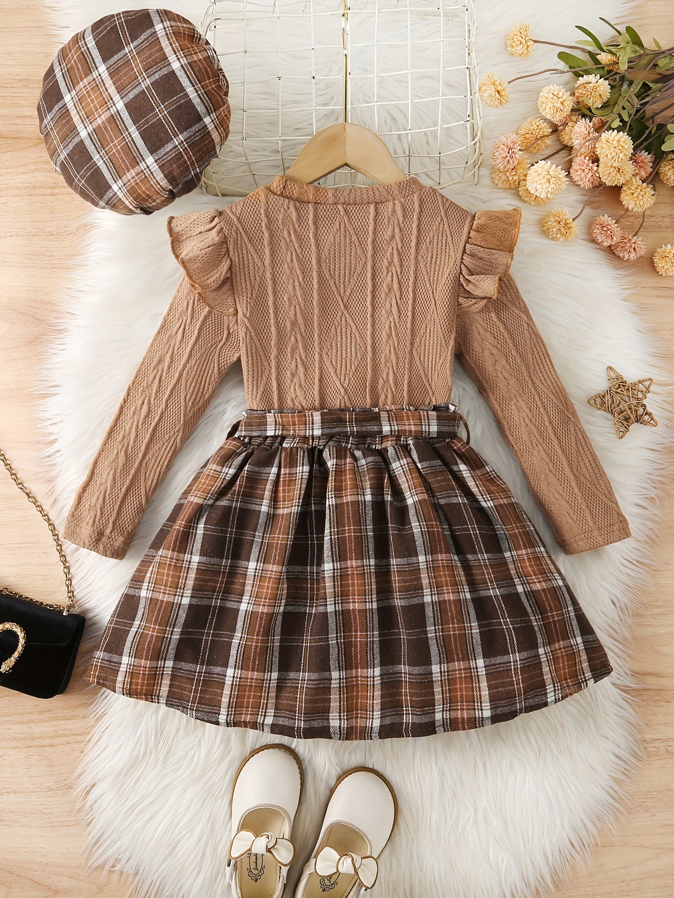 Charming Autumn & Winter Three - Piece Set for Girls - BabyHaven
