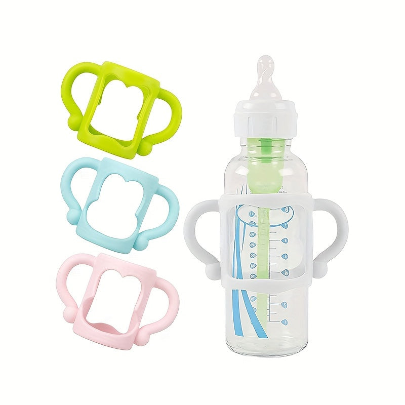 Silicone Bottle Handle For Narrow Bottle, Easy Grip Handle, BPA-free Soft Silicone