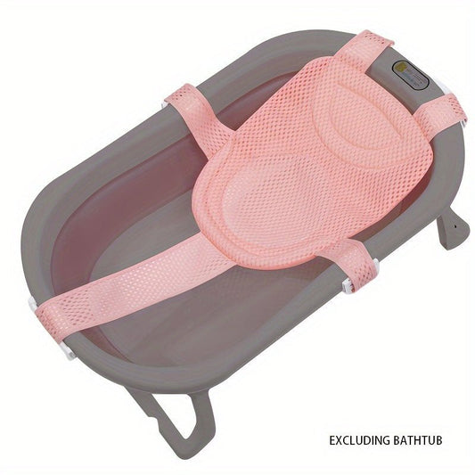 Soft & Breathable Youngsters Bath Support Net - Non - Slip, Adjustable Mesh Bath Mat with Star Pattern in Pink/Blue/Green/White, Excludes Bathtub, Ideal for Youngsters & Youngsters, Youngsters Bath Tub - BabyHaven