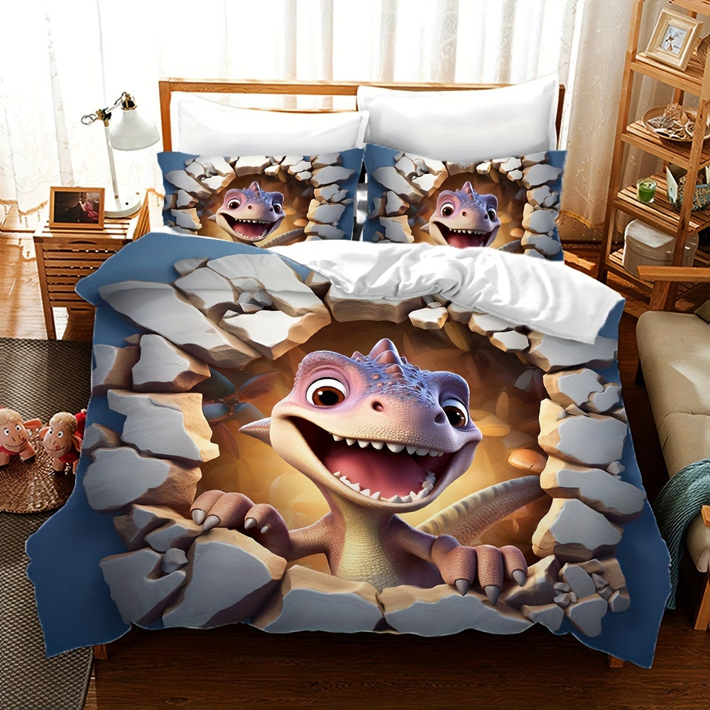 2/3pcs little dinosaur bedding kit