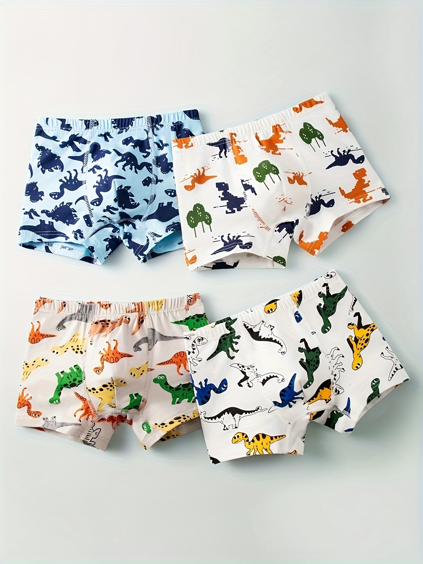 Four-Pack Boys' Boxers In Assorted Colors For Kids