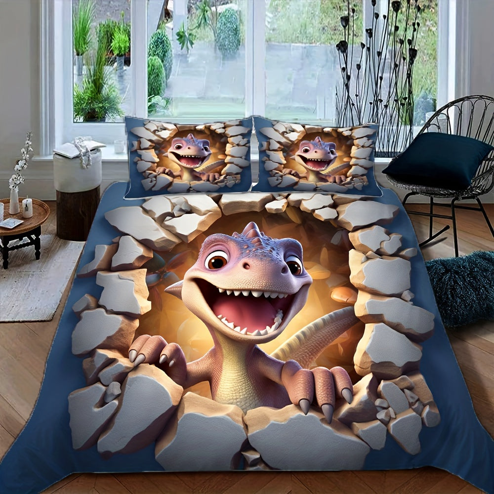 2/3pcs little dinosaur bedding kit