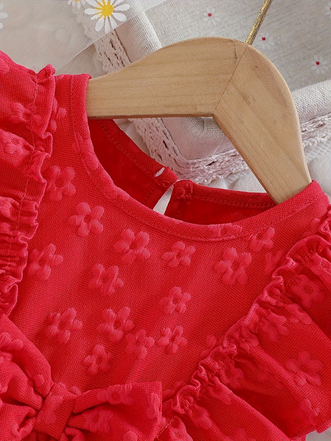 Baby Girl's Casual Sleeveless Ruffle Dress for Summer Fun