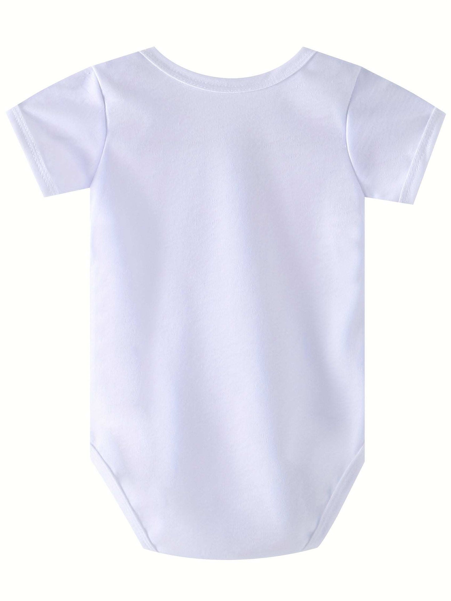 I'm Proof Daddy Does Not Play Video Games Romper for Infants - Comfortable and playful infant outfit with humorous message.