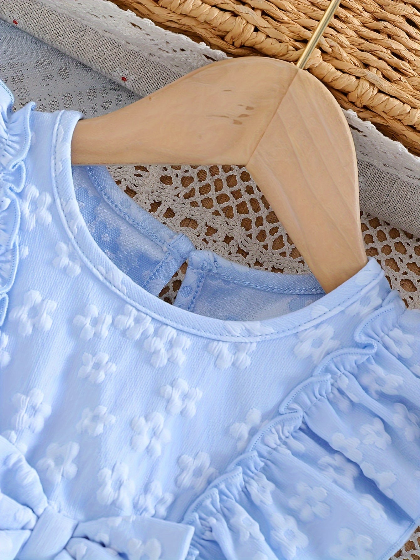 Baby Girl's Casual Sleeveless Ruffle Dress for Summer Fun