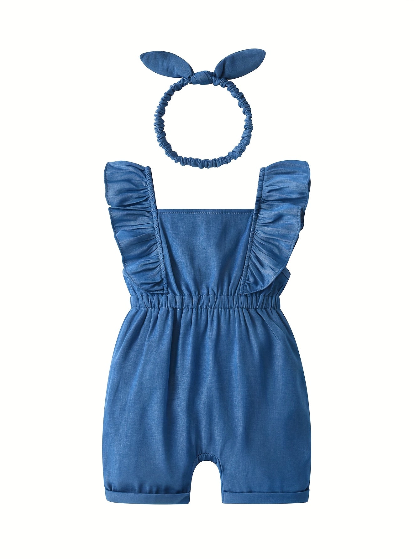 Two Piece Summer Girls Newborn Toddler Outfit Sleeveless Romper Bodysuit Fashionable Princess Style Children's Clothing Perfect for Outdoor - BabyHaven