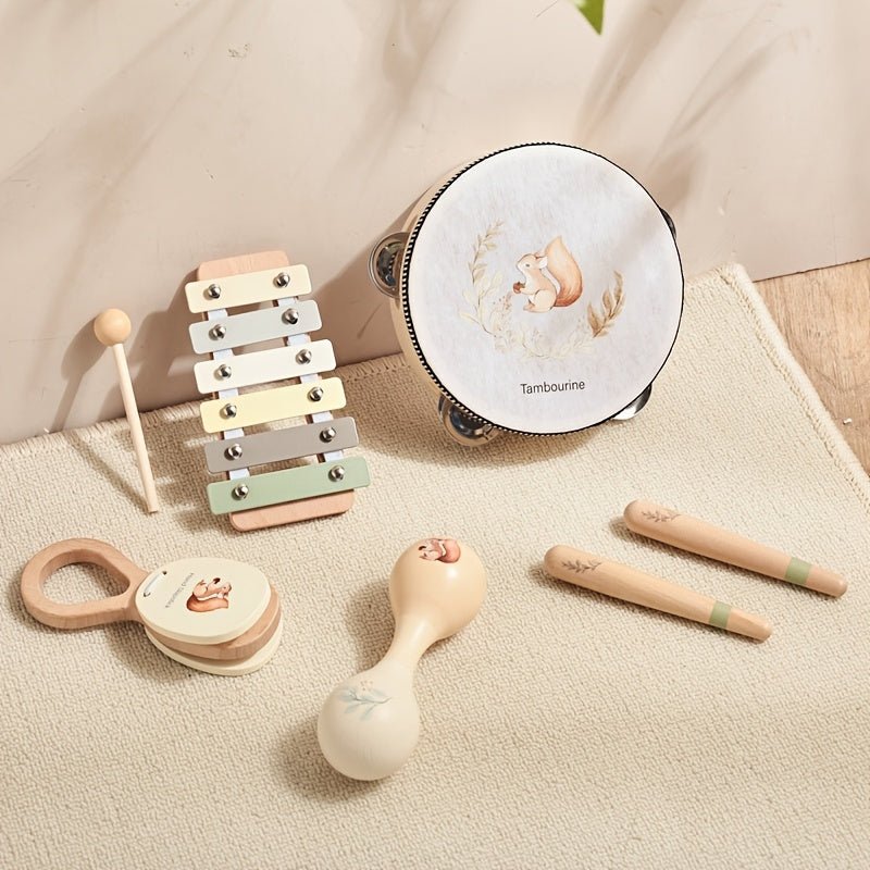 Wooden Kindergarten Toy Set for Creative Play and Learning - BabyHaven