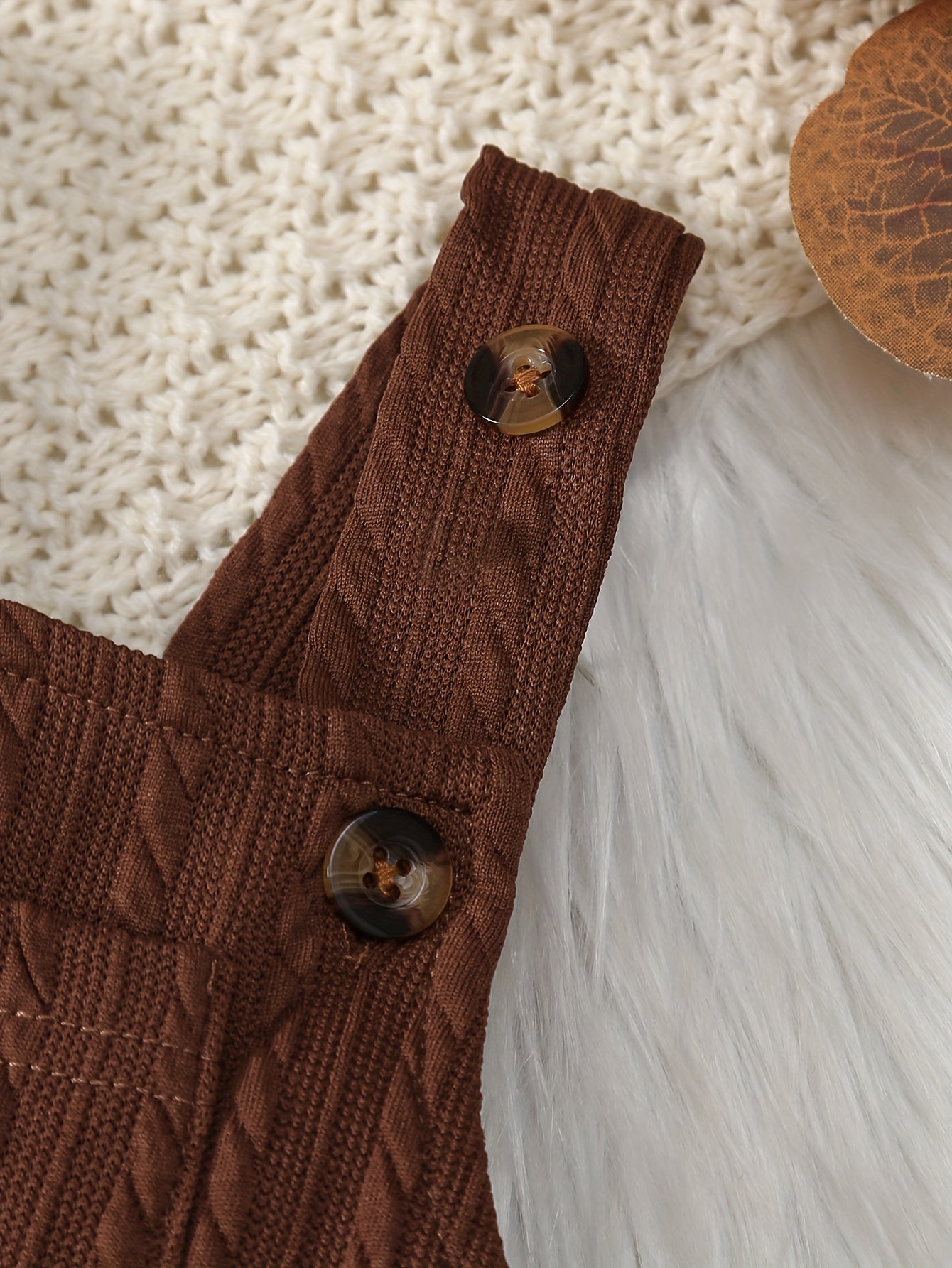 Stylish Brown Overall With White Top: A Perfect Duo Outfit