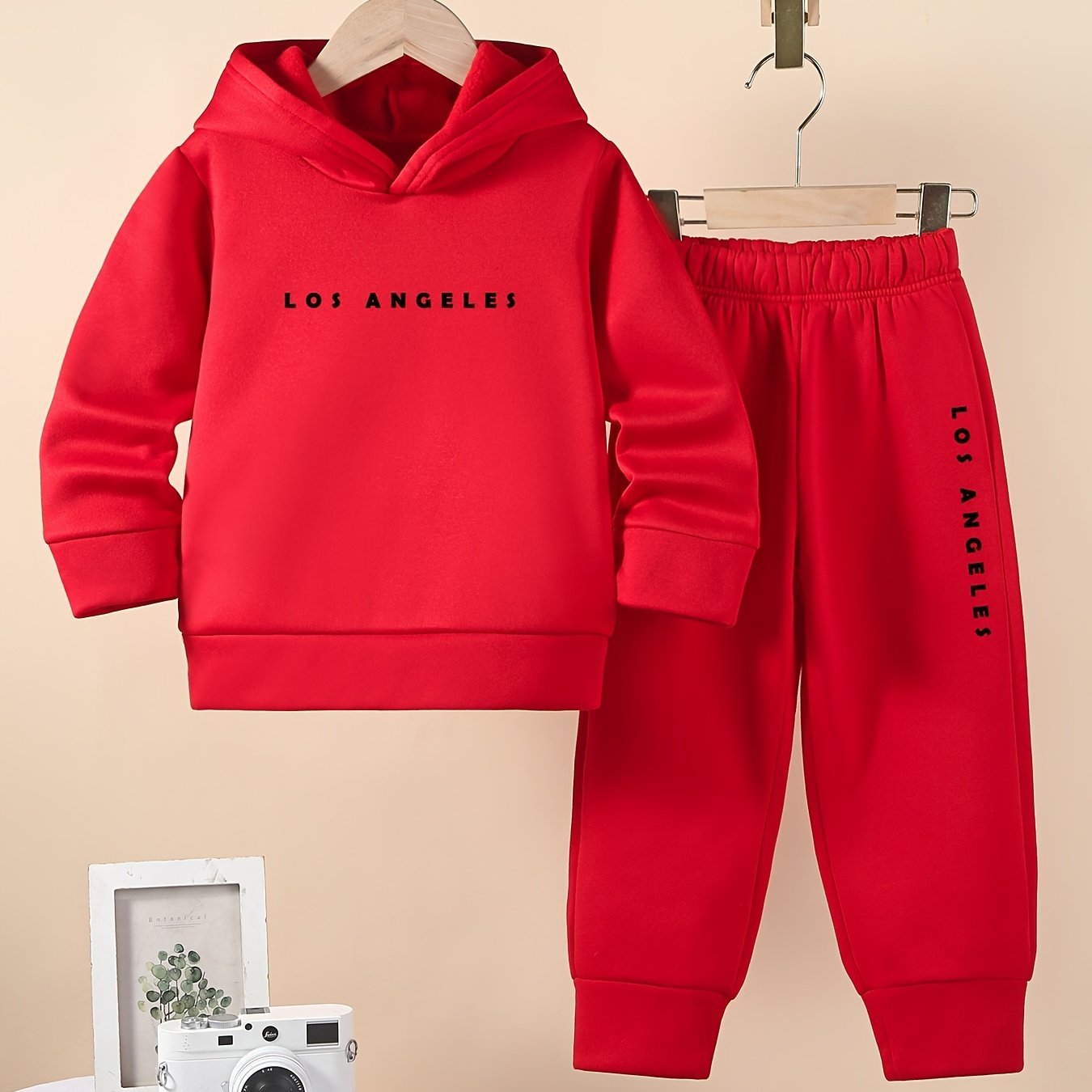 Boys Cozy Fleece Lined Hoodie and Joggers Set with Cartoon Animal Print Casual Machine Washable Outfit for Winter Perfect for Outdoor - BabyHaven