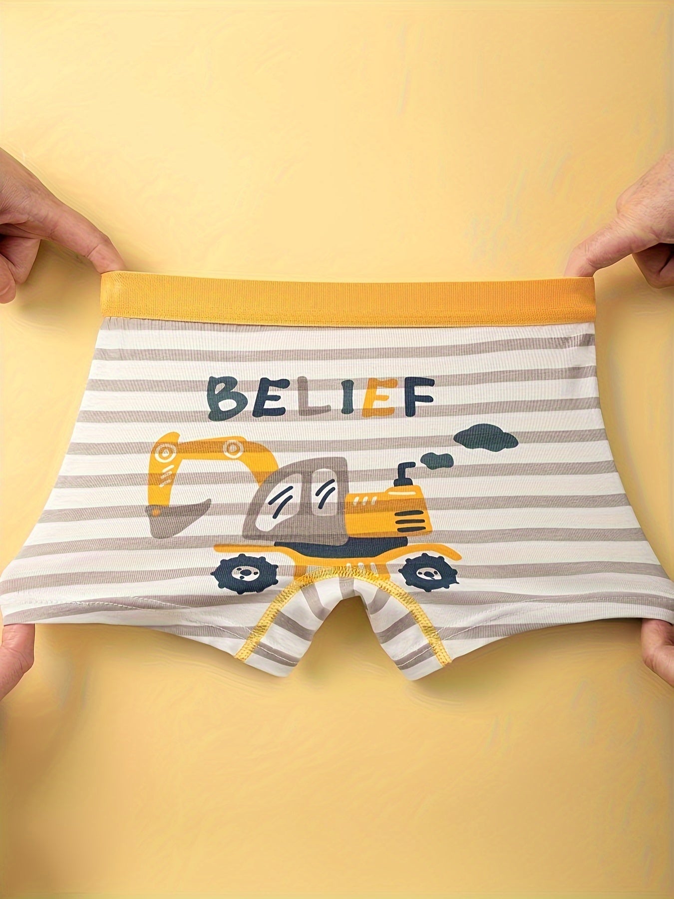 Four-Pack Boys' Boxers In Assorted Colors For Kids