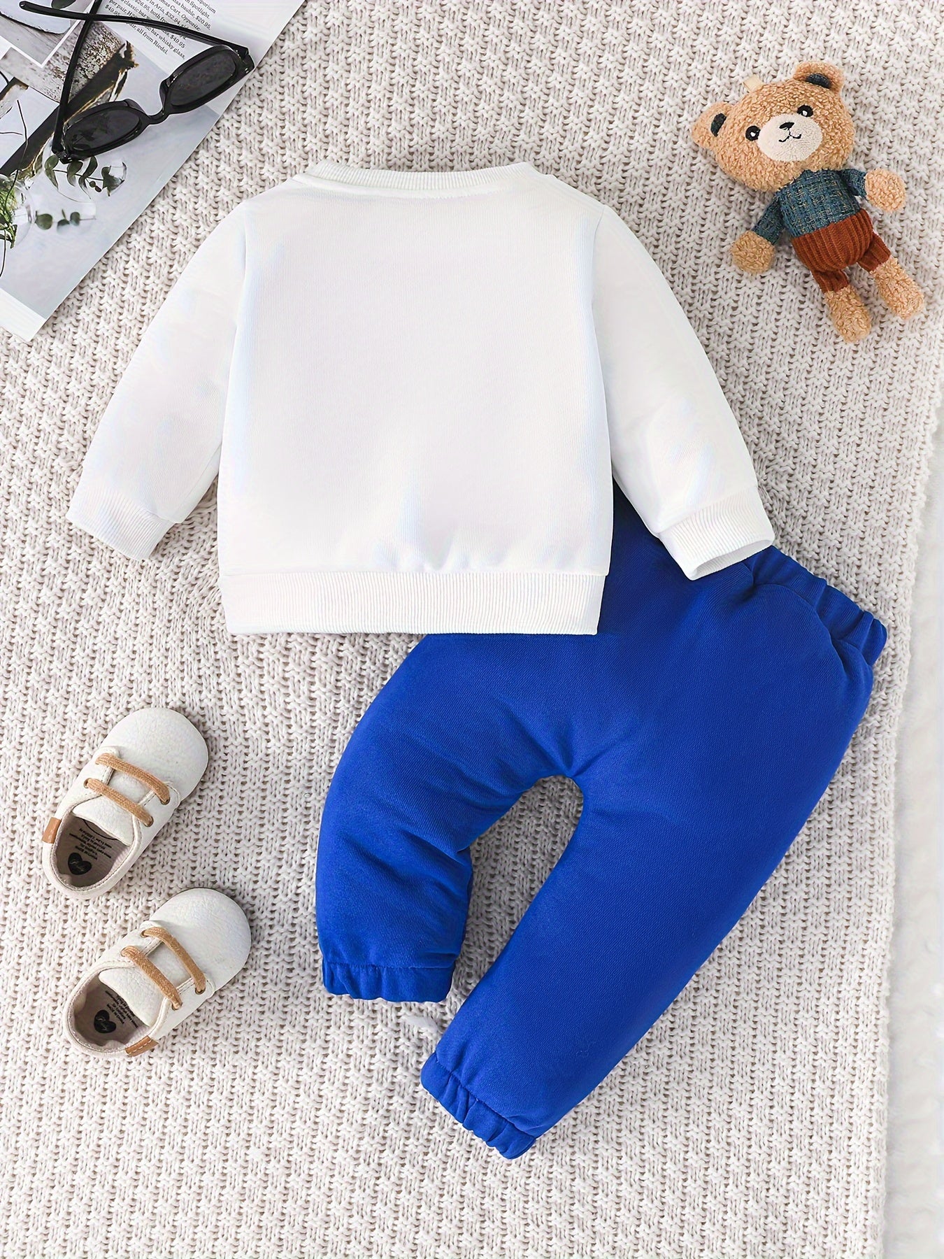 Bear Essentials: Fun 2-Piece Outfit Set For Boys