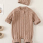 Complete Comfort Baby Romper With Cute Hat Included Set