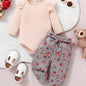 Adorable Three-Piece Autumn Outfit For Girls Stylish Set