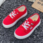 Youngsters' Fashion Canvas Shoes - Breathable Slip-On Low Tops