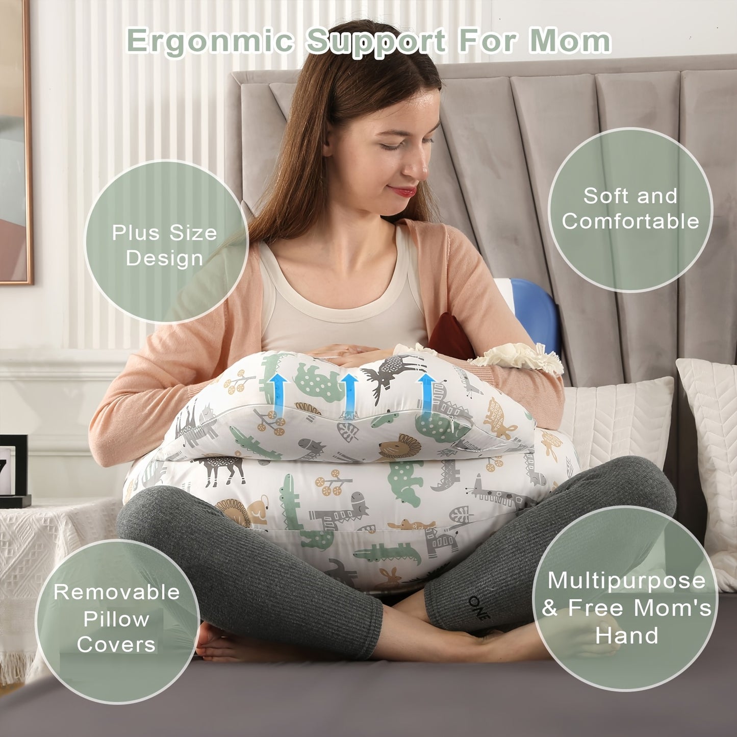 Nursing Made Easy: Breastfeeding Pillow for Comfort