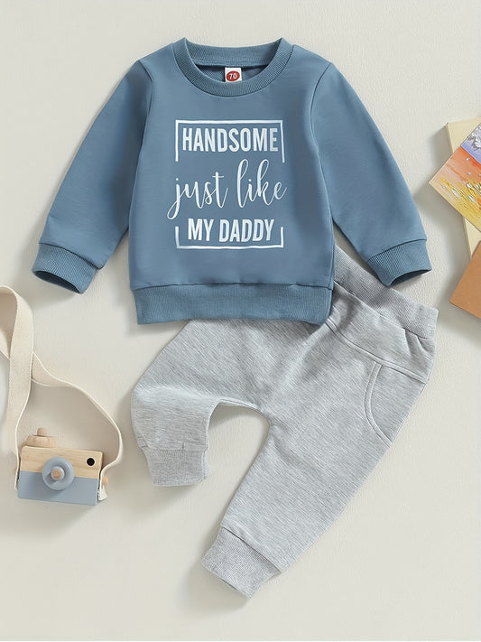 Handsome Like Daddy Baby Boy Outdoor Set for Fun Style