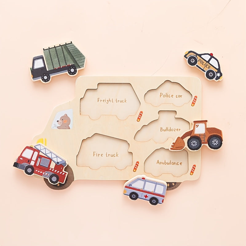 Wooden Farm Puzzle for Kids - Fun Learning Toy