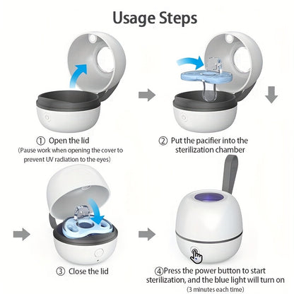 Clean And Safe Pacifier Sterilizer For Baby Health