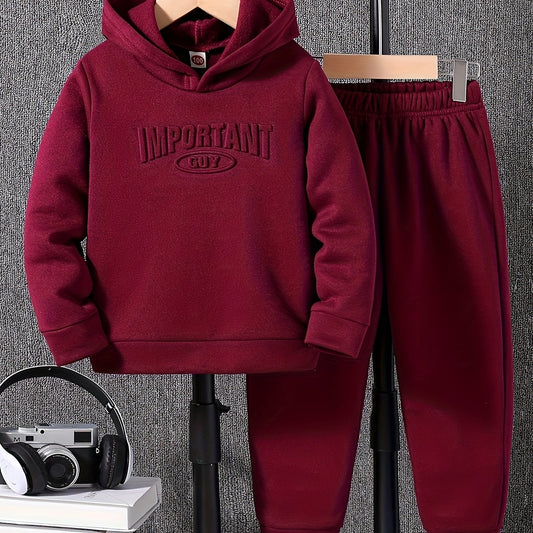 Trendy 2-Piece Outfit Featuring Important Print for Kids