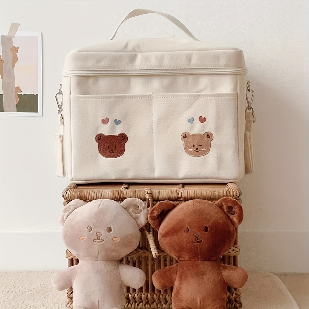 Elegant Diaper Bag 1pc Linen Design for Stylish Parents