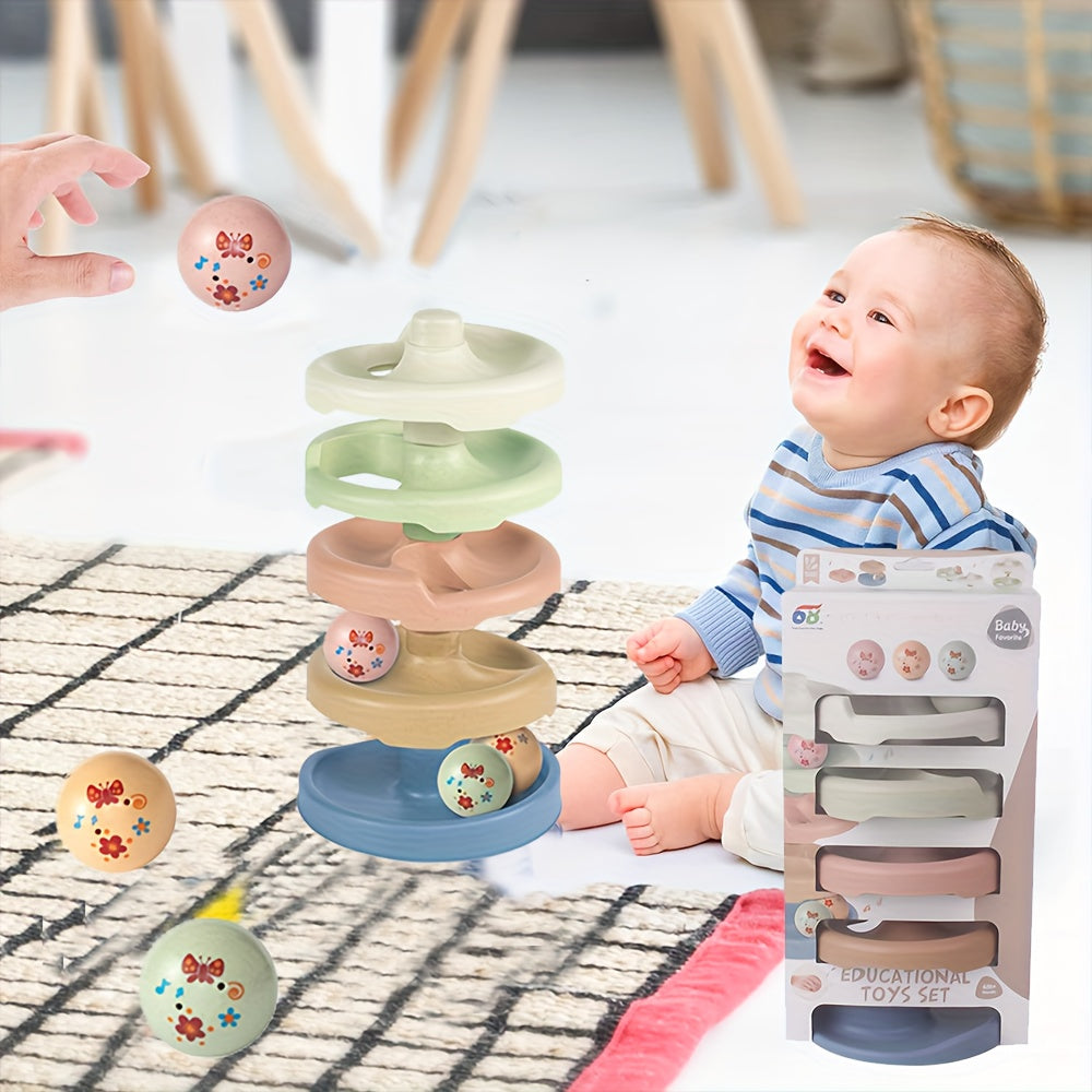 Easy-Assemble Ball Tower – Fun and Educational Rolling Toy