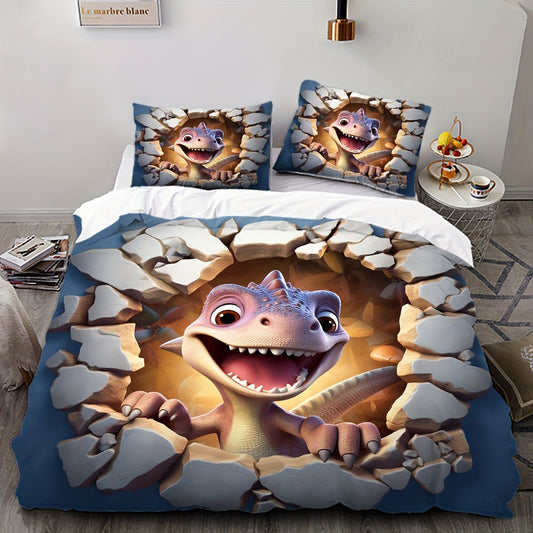 2/3pcs little dinosaur bedding kit