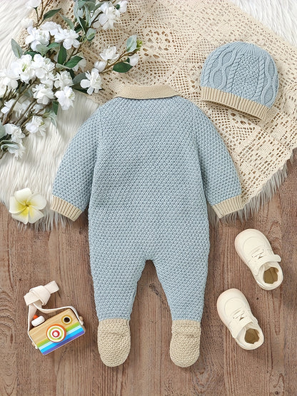 Soft Baby Set With Cozy Knit Design For Winter Warmth