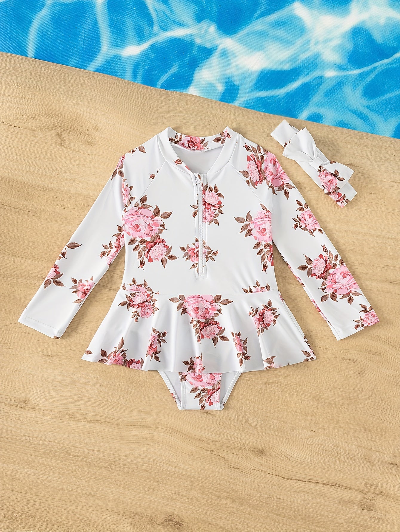 Stylish One - Piece Swimsuit For Girls Perfect For Sunny Days - BabyHaven