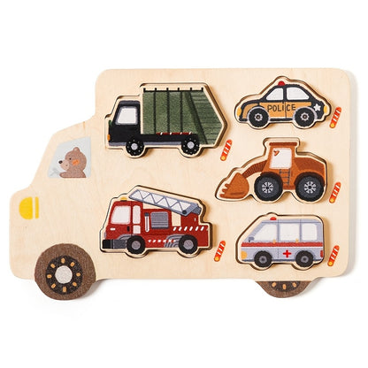 Wooden Farm Puzzle for Kids - Fun Learning Toy