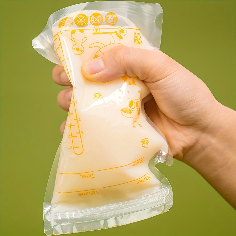 Fresh And Safe 60Pcs Breast Milk Bags For Storage