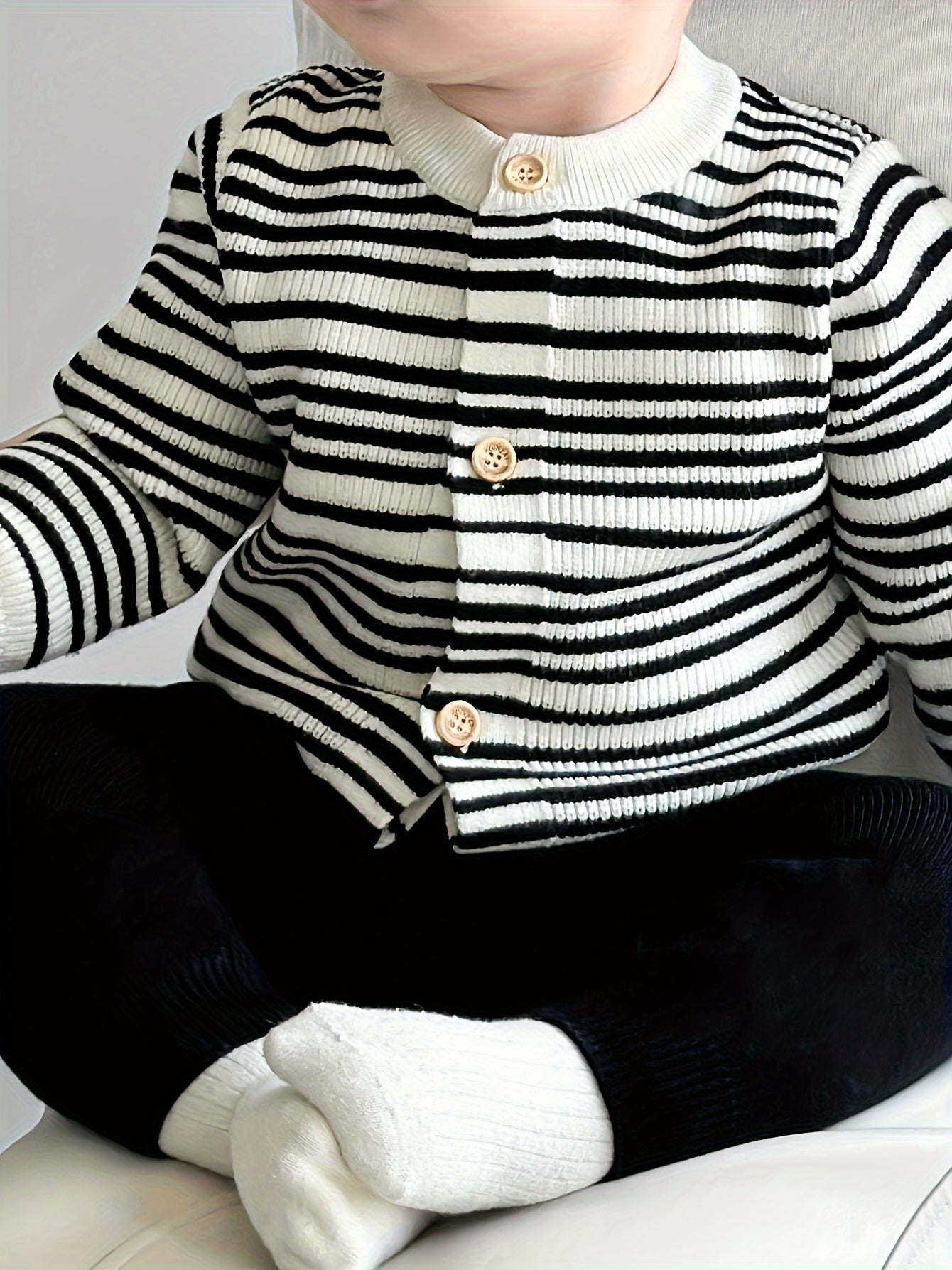 Stripes Of Joy Adorable Baby Set With Shirt And Pants