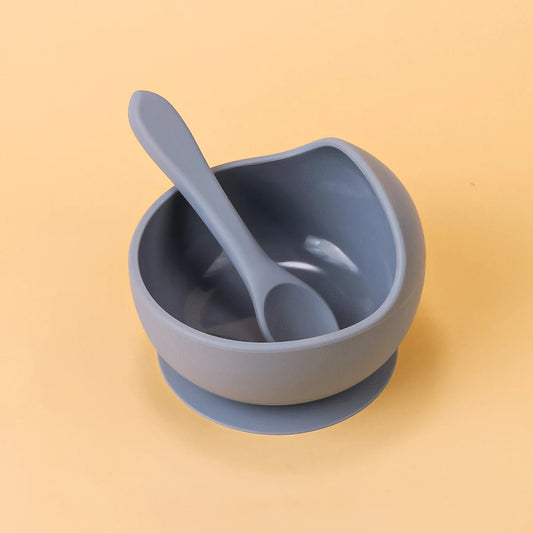 2PC Silicone Sucker Bowl Feeding Tableware for Infants - BabyHaven