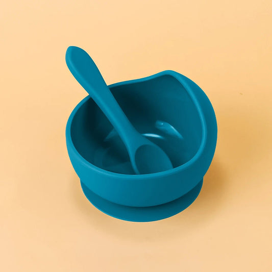 2PC Silicone Sucker Bowl Feeding Tableware for Infants - BabyHaven