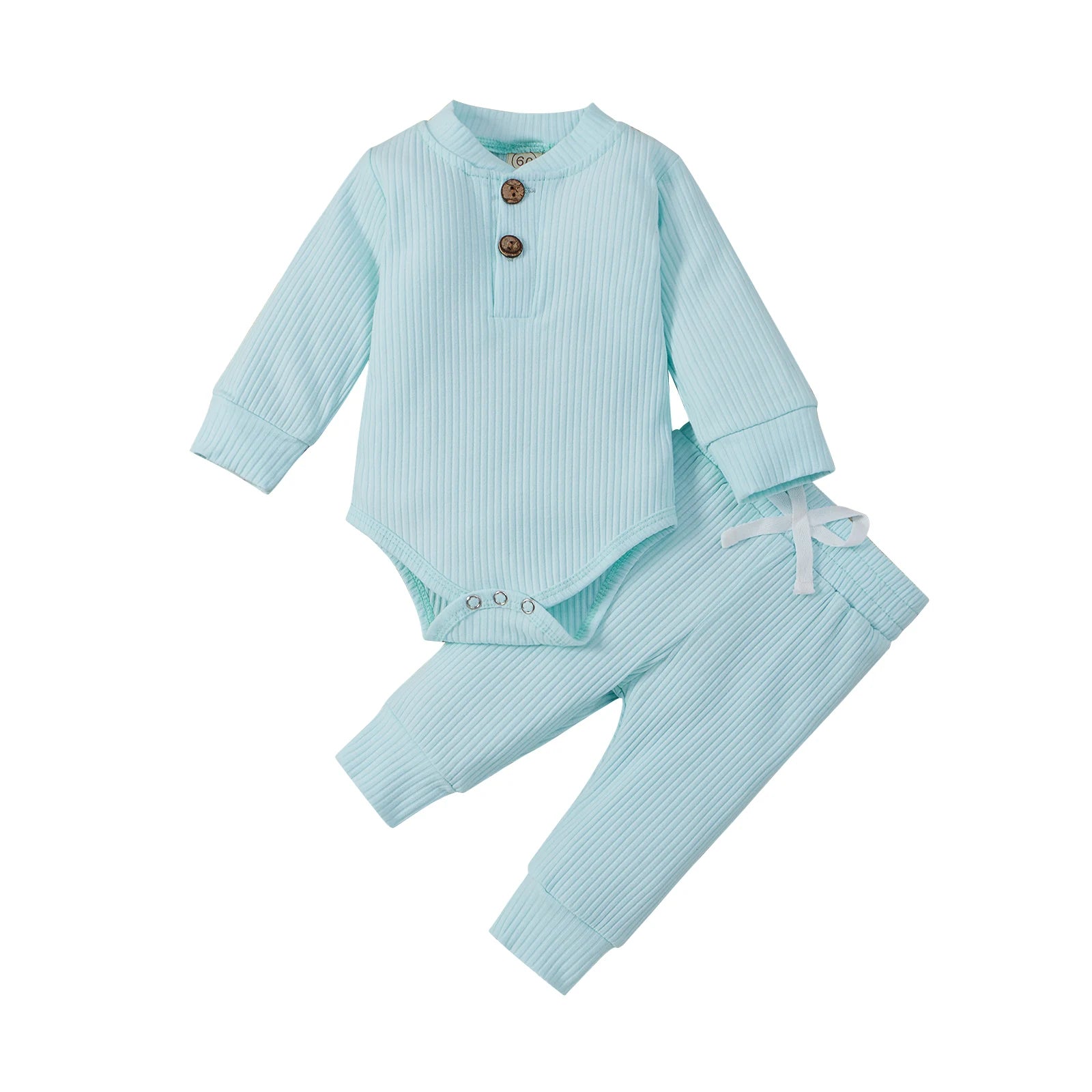 16 Colors Baby Solid Knit Sets Newborn Infant Outfit 0 - 24M - BabyHaven