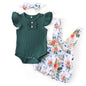 Newborn Baby Girl Clothes Summer 3Pcs Outfit Set Fashion