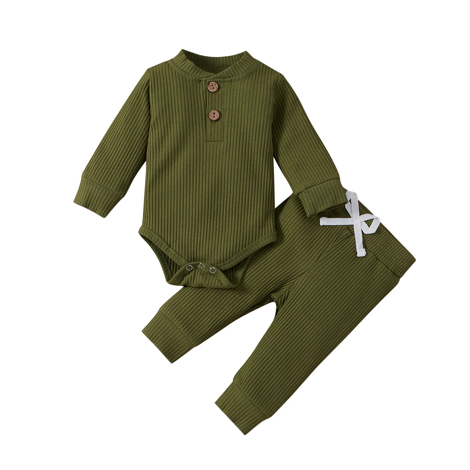 16 Colors Baby Solid Knit Sets Newborn Infant Outfit 0 - 24M - BabyHaven