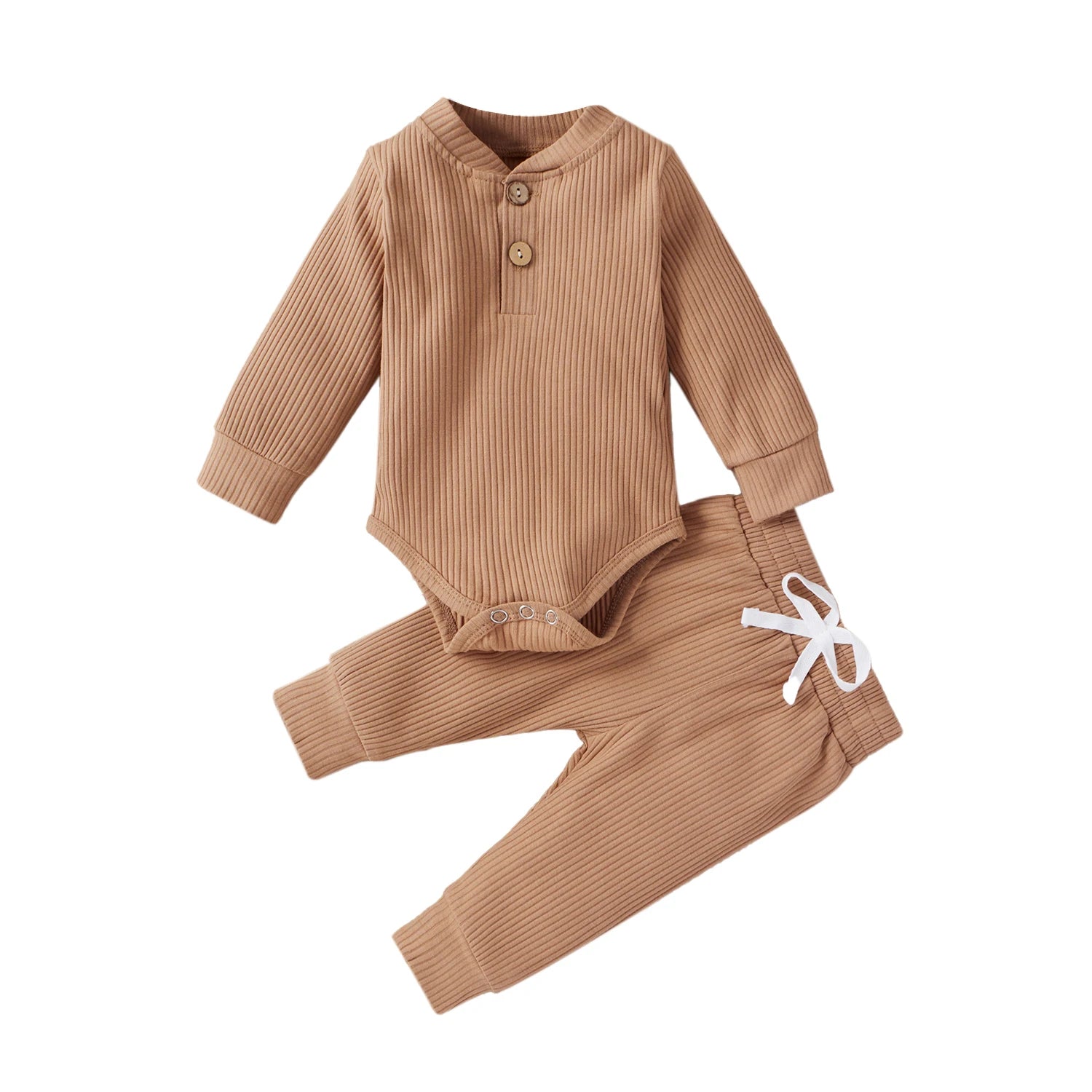 16 Colors Baby Solid Knit Sets Newborn Infant Outfit 0 - 24M - BabyHaven