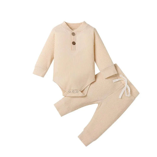 16 Colors Baby Solid Knit Sets Newborn Infant Outfit 0 - 24M - BabyHaven